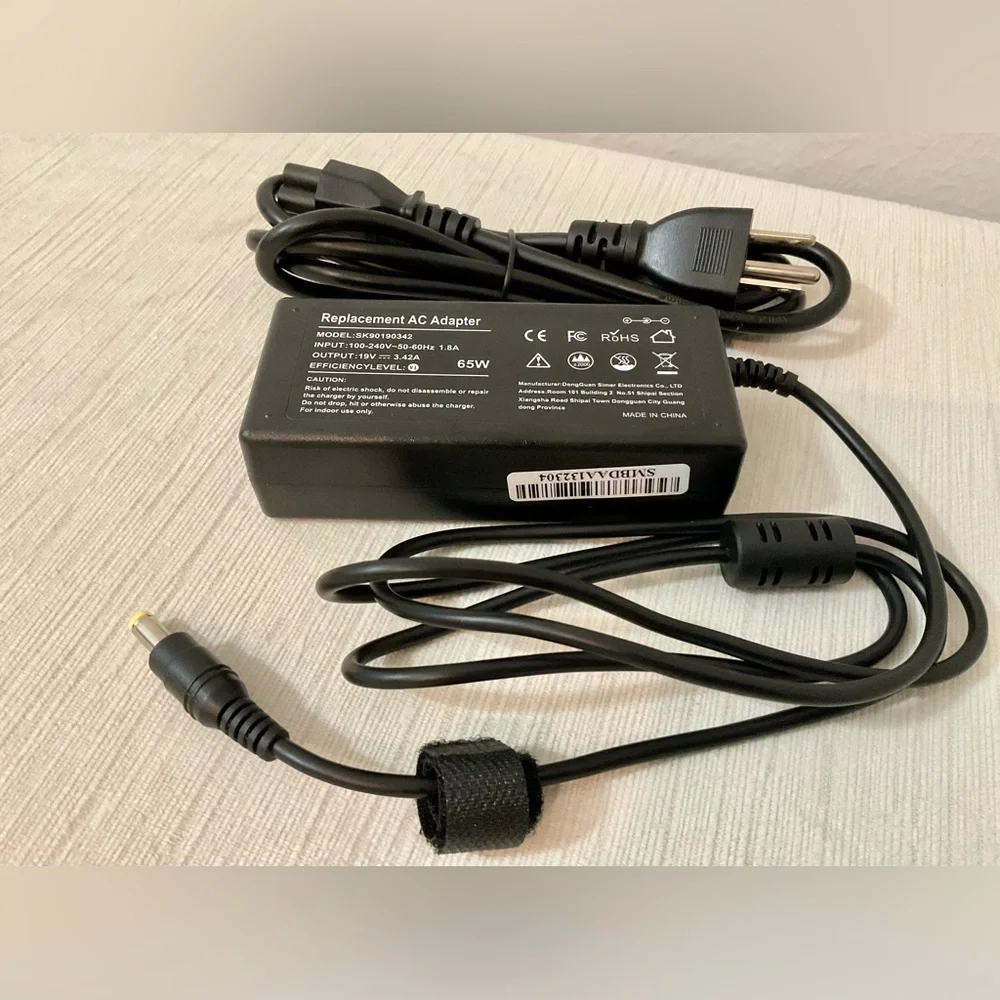 ⚡️HP⚡️New 65W 19V 3.42A AC Adapter charger Power Supply Cord for Acer Chromebook